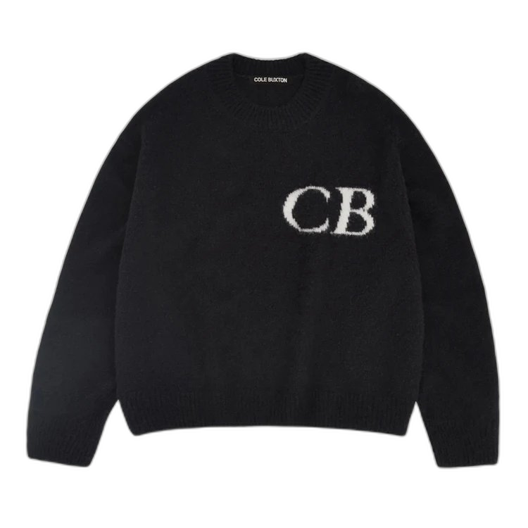 Cole Buxton CB Logo Knit Sweater