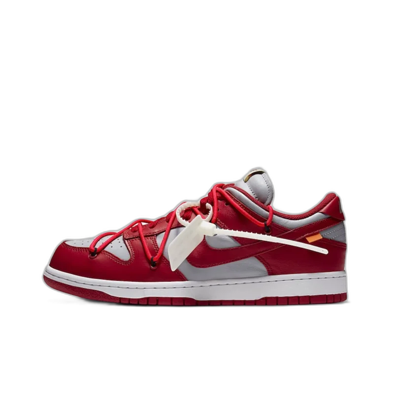 Off- x Nike Dunk Low GreyRed