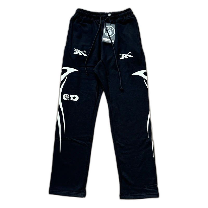 Hellstar Track Pants with "HELLSTAR" Text Logo
