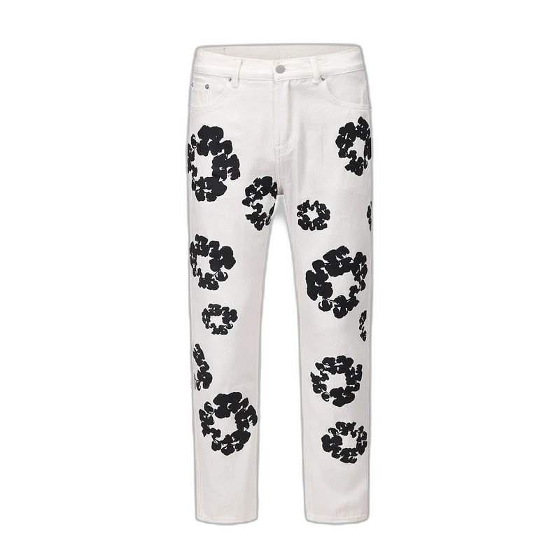 Denim Tears Cotton Wreath Print Denim Jeans