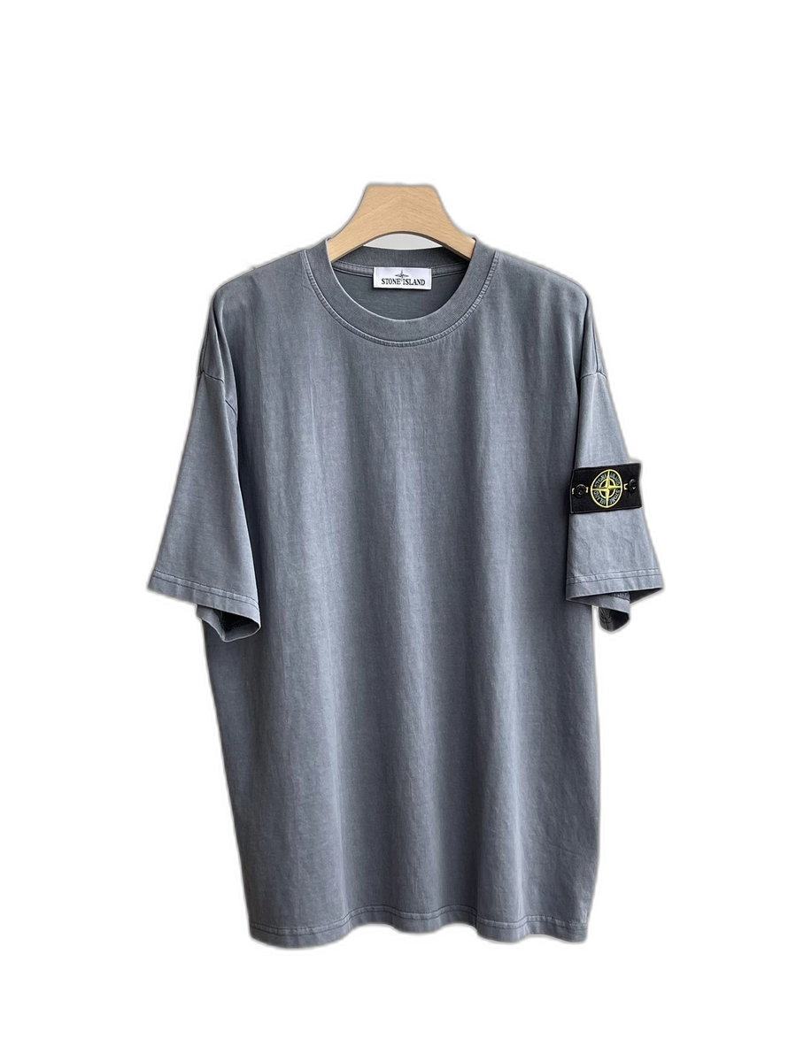 Stone Island Oversized T-Shirt with Sleeve Badge