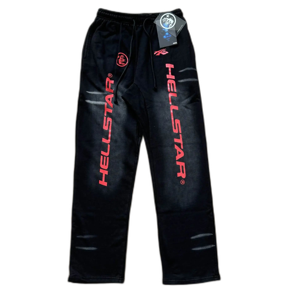 Hellstar Track Pants with "HELLSTAR" Text Logo