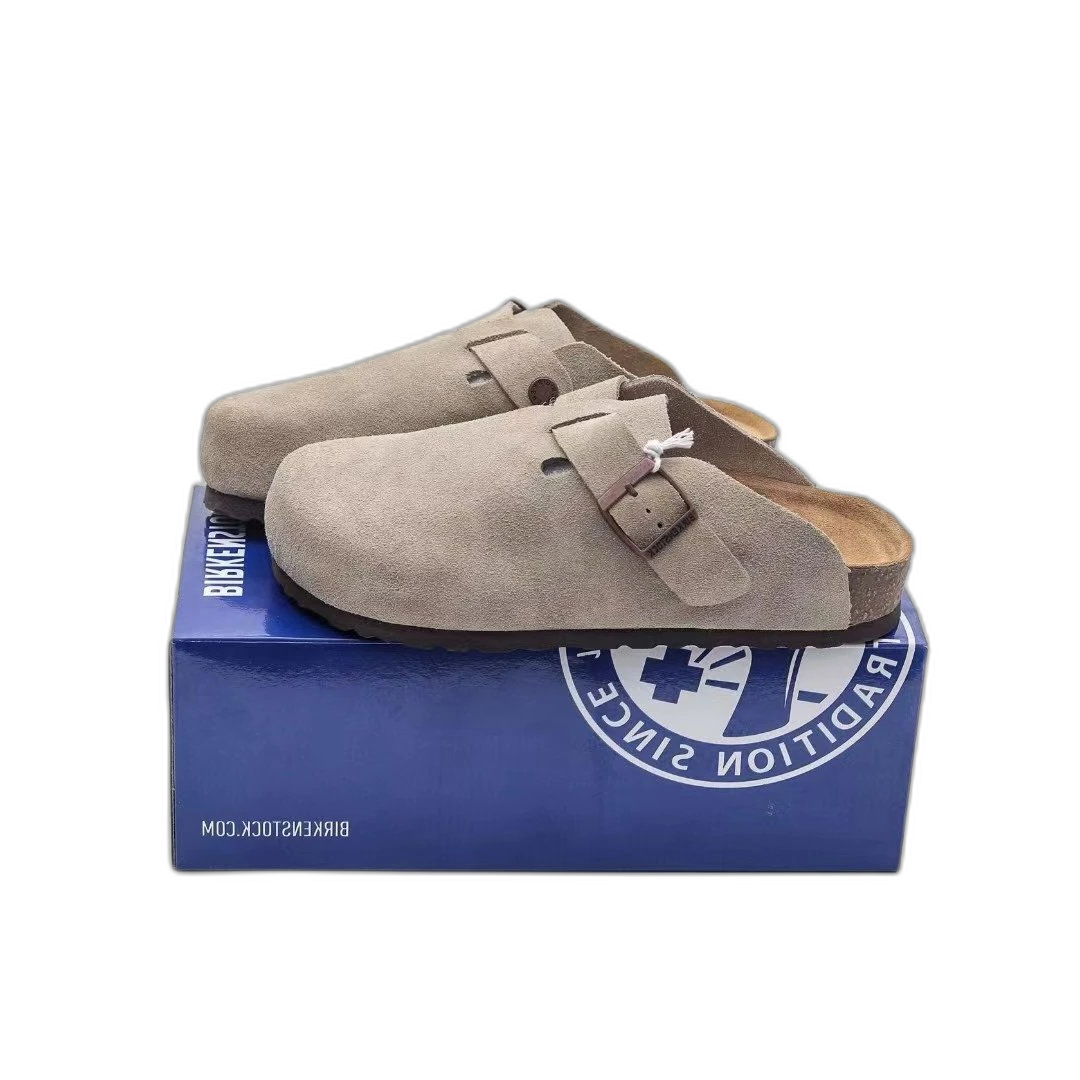 Birkenstock Boston Soft Footbed Suede Clogs
