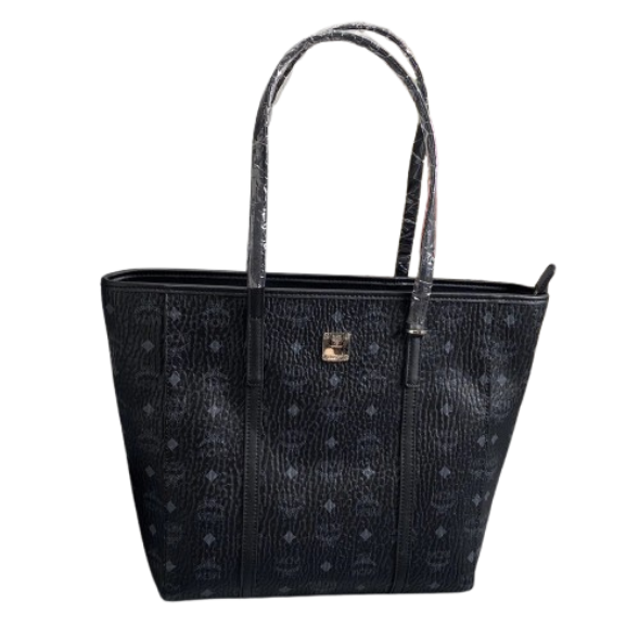 MCM Visetos Large Shopper Tote Bag