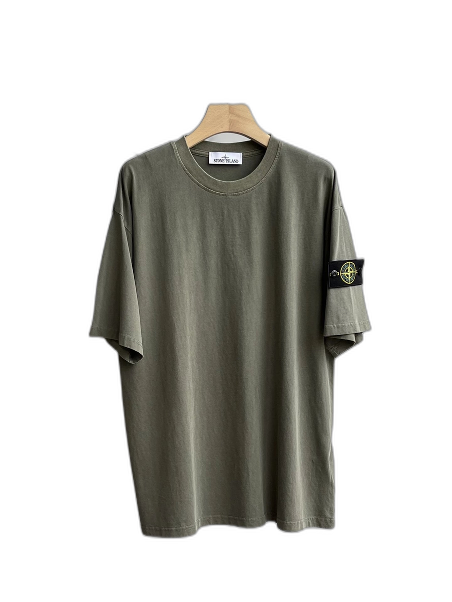 Stone Island Oversized T-Shirt with Sleeve Badge