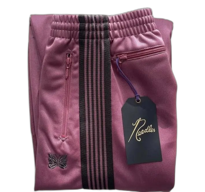 Needles Butterfly Embroidered Side Stripe Track Pants