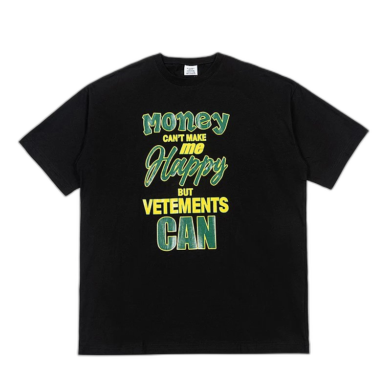 Vetements "It costs $0.00 to be a nice person" Slogan T-Shirt