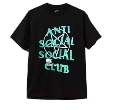 Anti Social Social Club Dragon & Fire Graphic T-Shirt