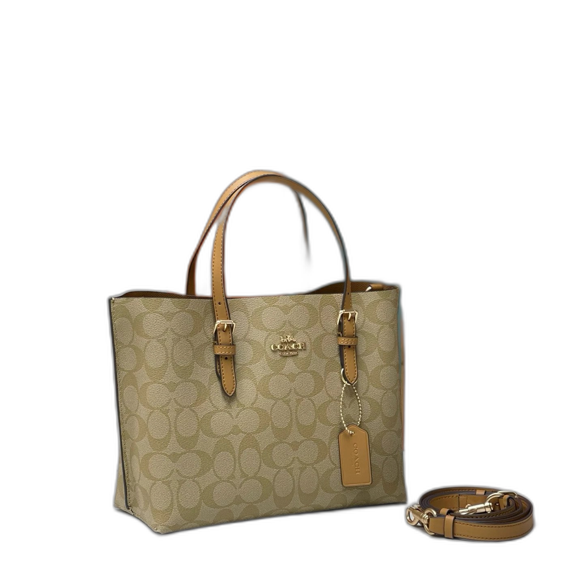 Coach Mollie Tote 25 in Signature Canvas
