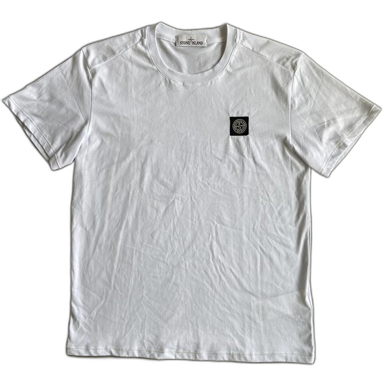 Stone Island Crew Neck T-Shirt with Compass Logo