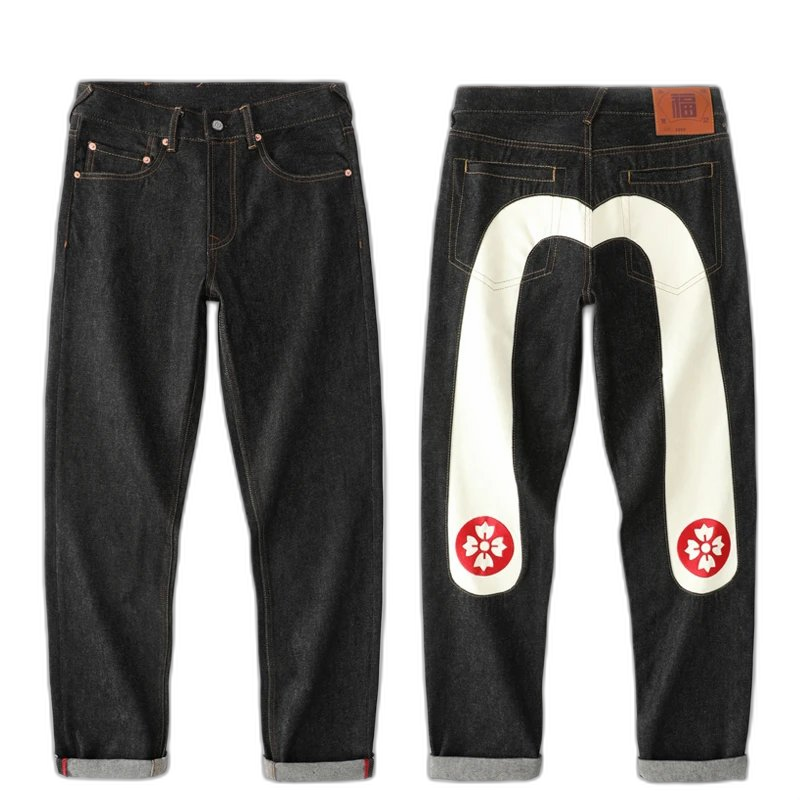 Evisu Skull Embroidery Jeans