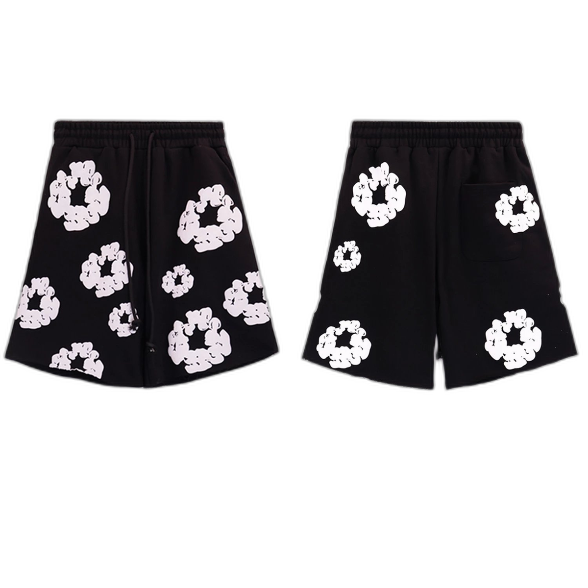 Denim Tears Cotton Wreath Print Shorts