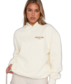 White Fox "VOL.3" Oversized Hoodie