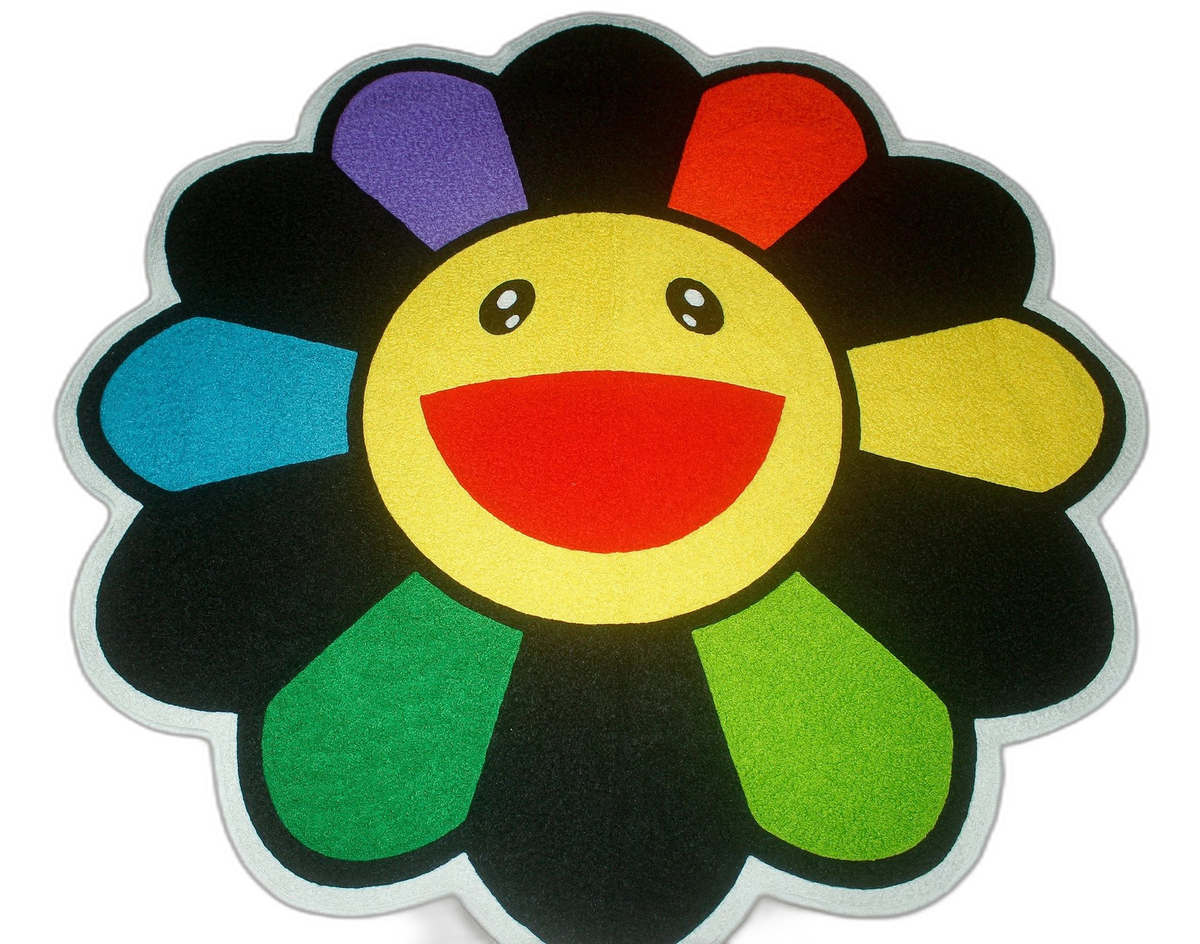 Takashi Murakami Flower Rug