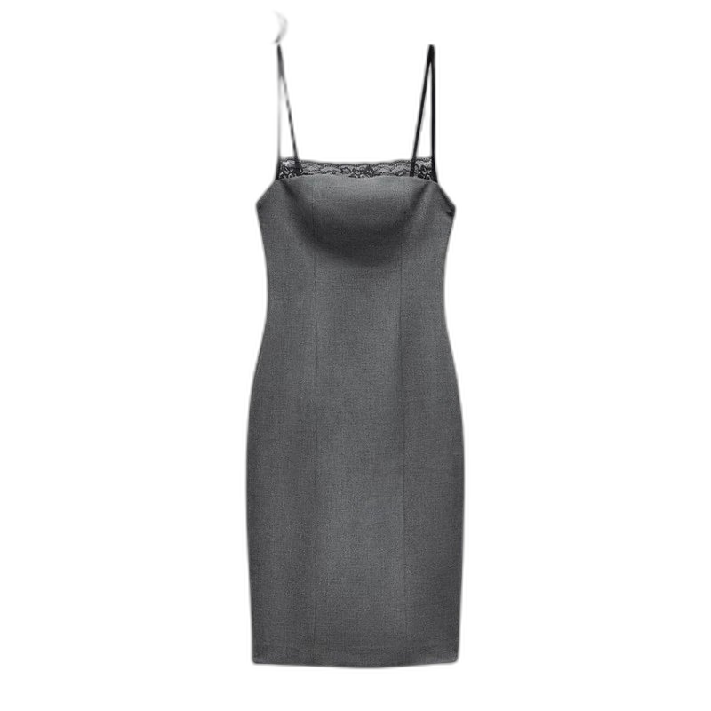Lace Trim Slip Dress