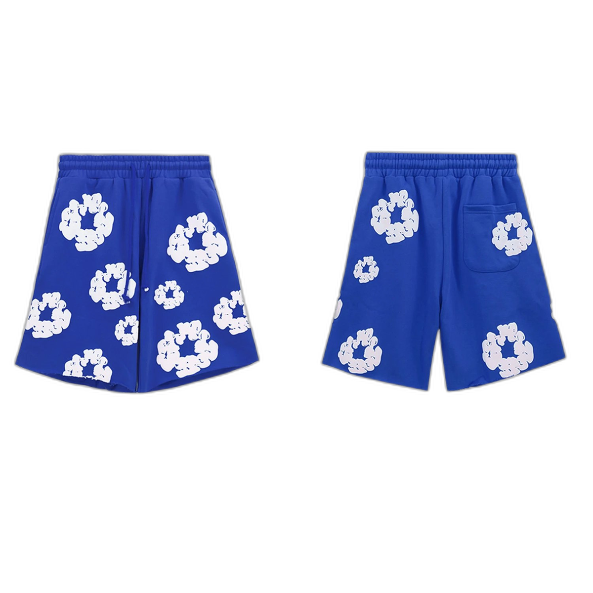 Denim Tears Cotton Wreath Print Shorts
