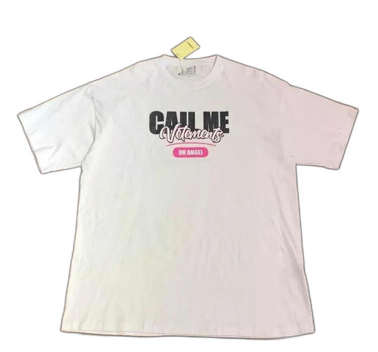 Vetements "It costs $0.00 to be a nice person" Slogan T-Shirt