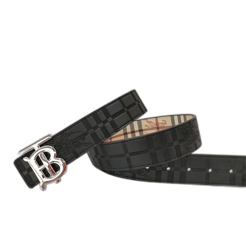 Burberry Reversible TB Monogram Check Belt