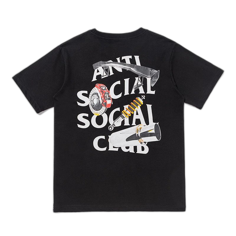 Anti Social Social Club Dragon & Fire Graphic T-Shirt