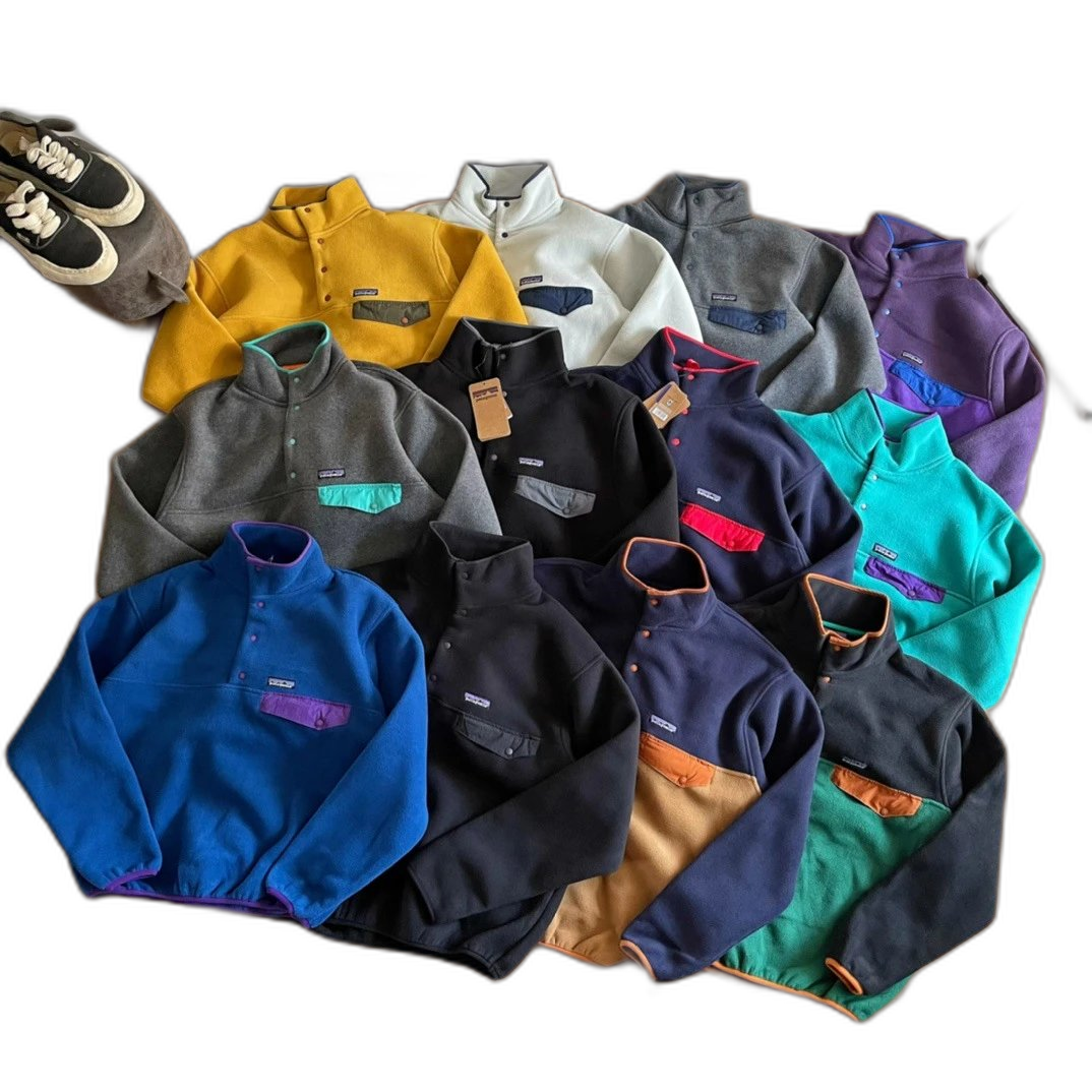 Patagonia Colorblock Snap-T Fleece Pullover