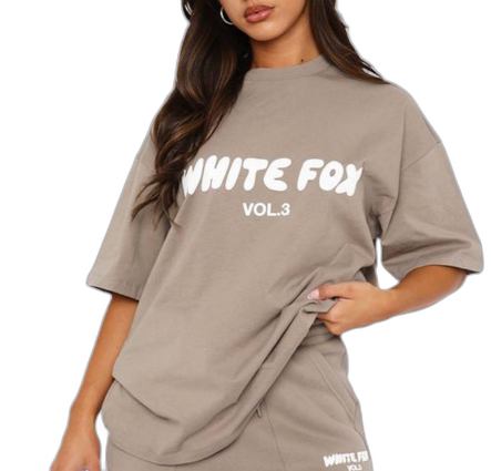 White Fox "VOL.3" Oversized Hoodie