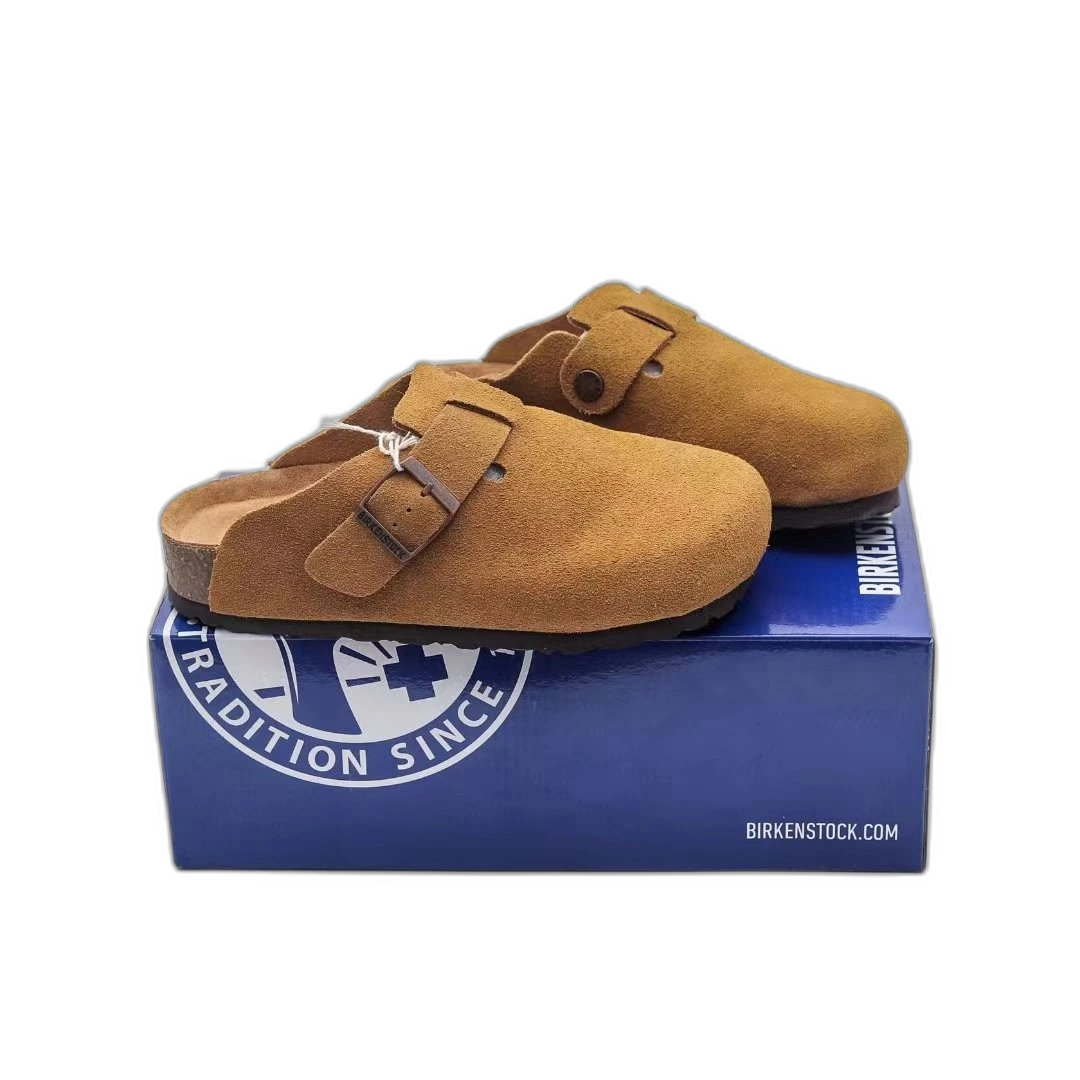Birkenstock Boston Soft Footbed Suede Clogs