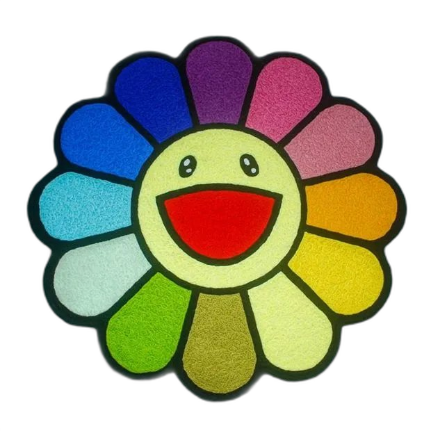 Takashi Murakami Flower Rug