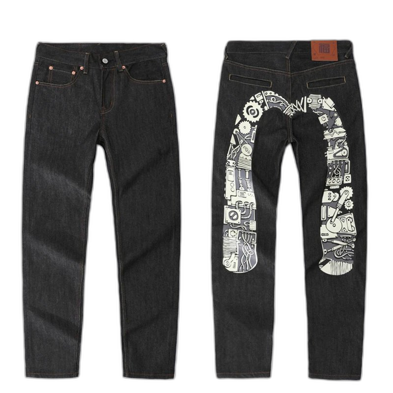 Evisu Skull Embroidery Jeans