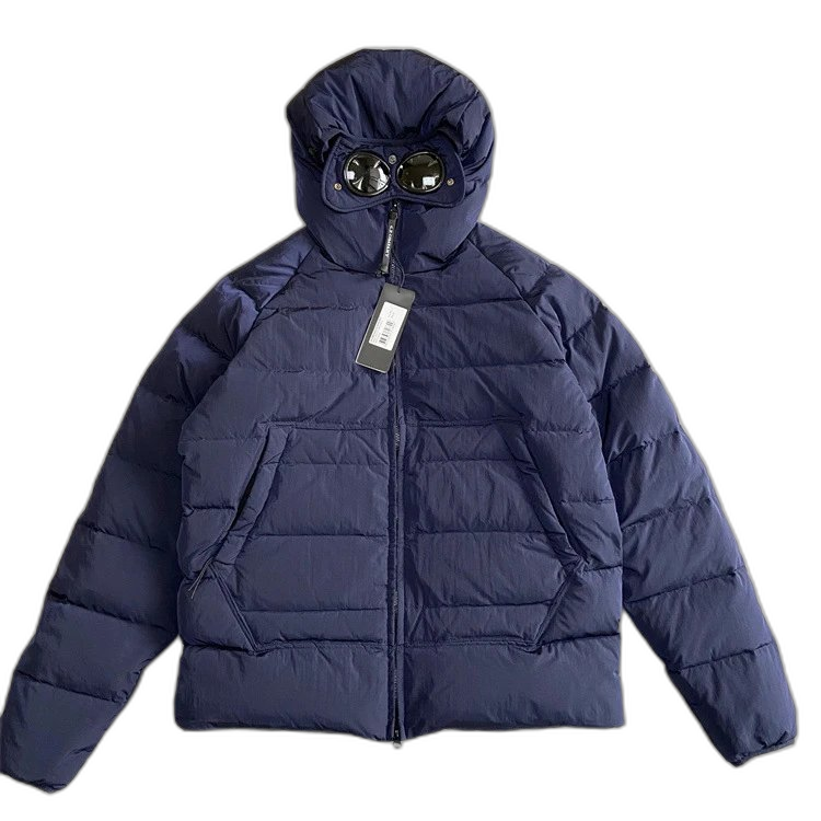 C.P. Company Hooded Down Jacket with Goggles
