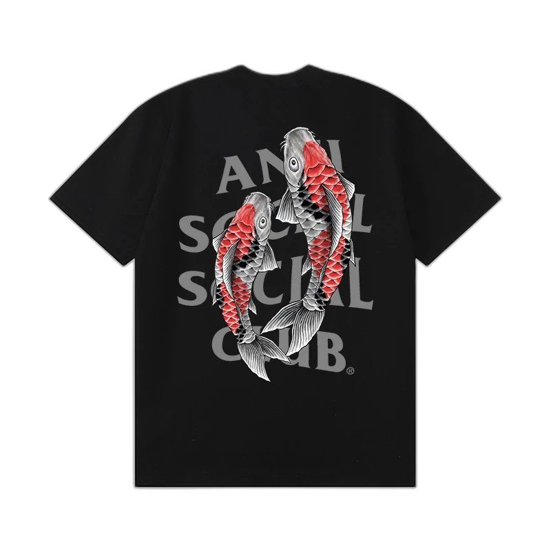 Anti Social Social Club Dragon & Fire Graphic T-Shirt