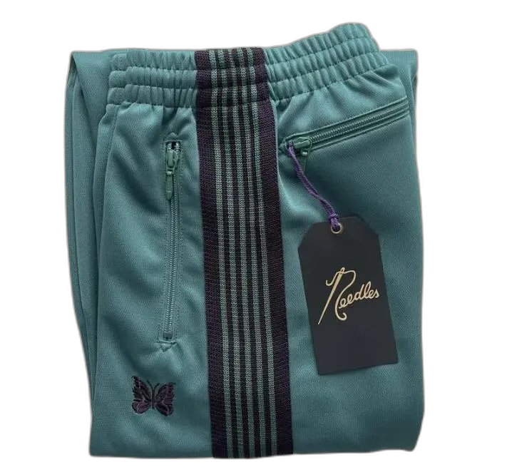 Needles Butterfly Embroidered Side Stripe Track Pants