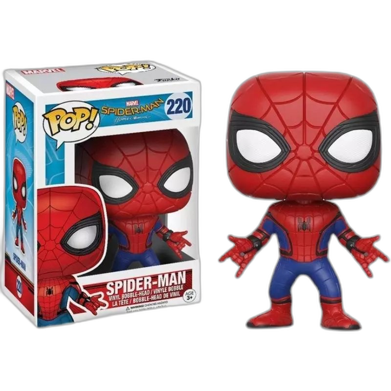 Funko Pop! Marvel Spider-Man (Homecoming) Vinyl Bobble-Head #220