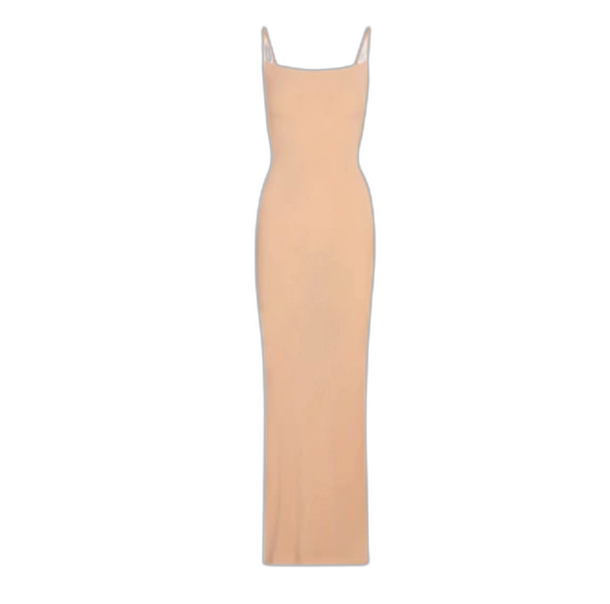Taupe Spaghetti Strap Maxi Dress