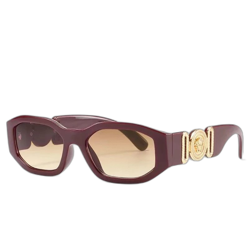 Versace-style Medusa Tortoiseshell Sunglasses
