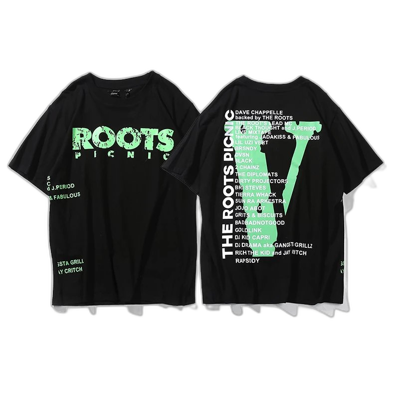 VLONE "Shark Tooth & Caution Tape" Graphic T-Shirt