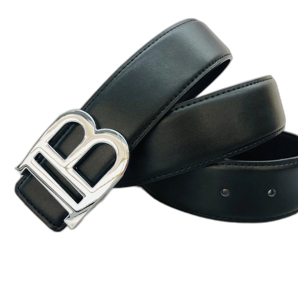 Burberry Reversible TB Monogram Check Belt
