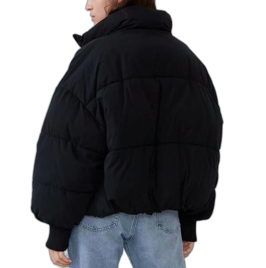 ZA Stand Collar Puffer Jacket