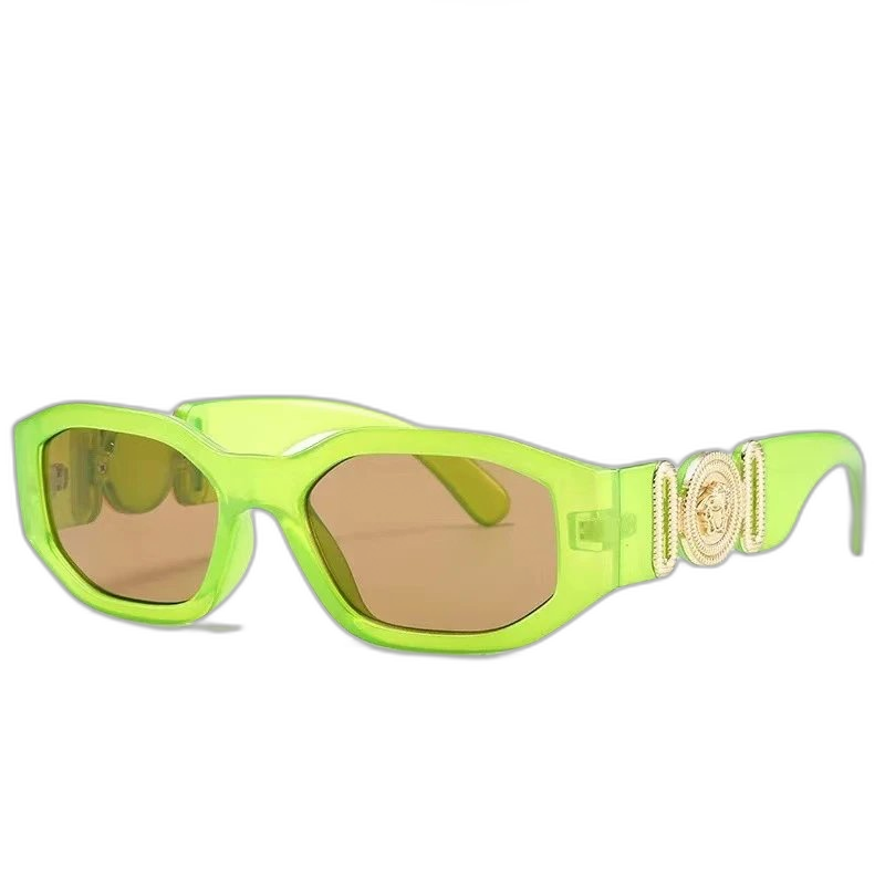 Versace-style Medusa Tortoiseshell Sunglasses