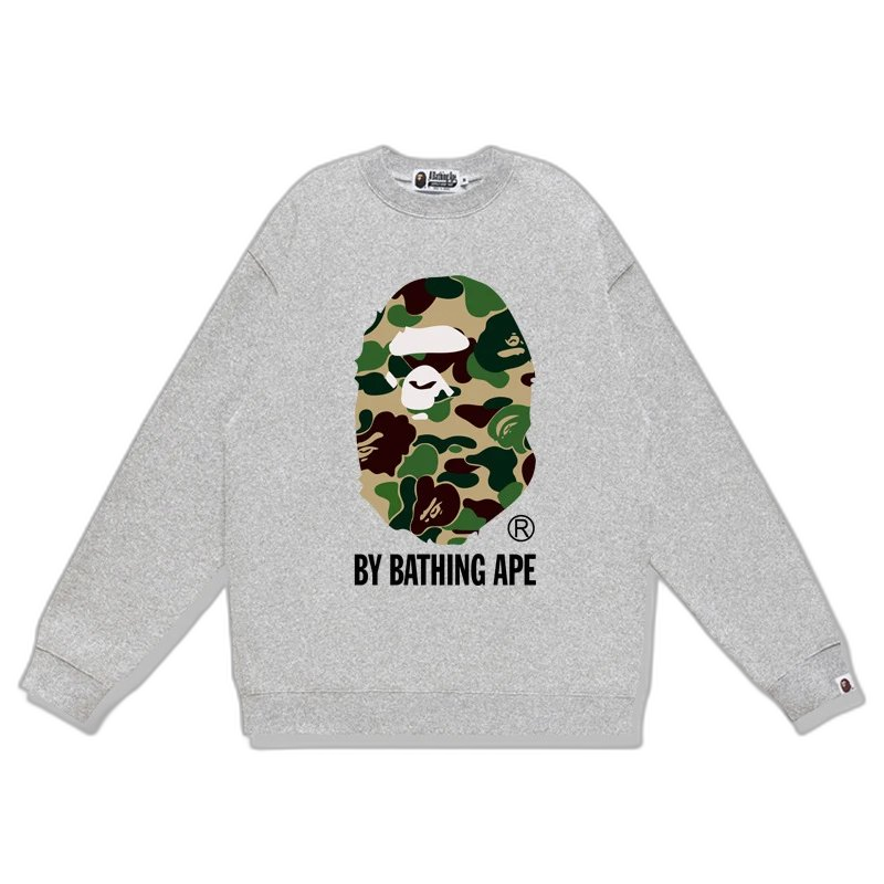 A Bathing Ape (BAPE) Ape Head & Logo Crewneck Sweatshirt Collection