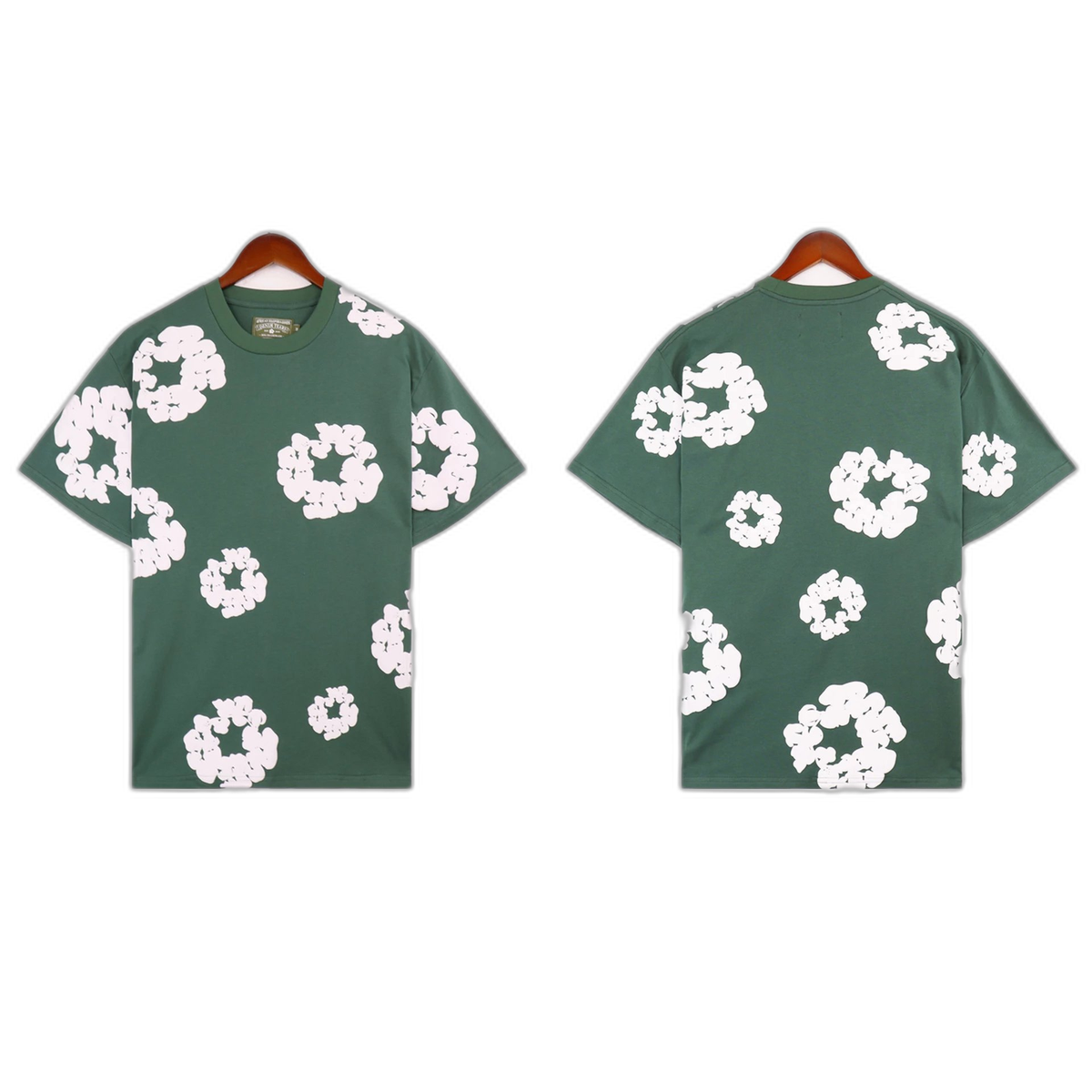Denim Tears Cotton Wreath Print Shorts