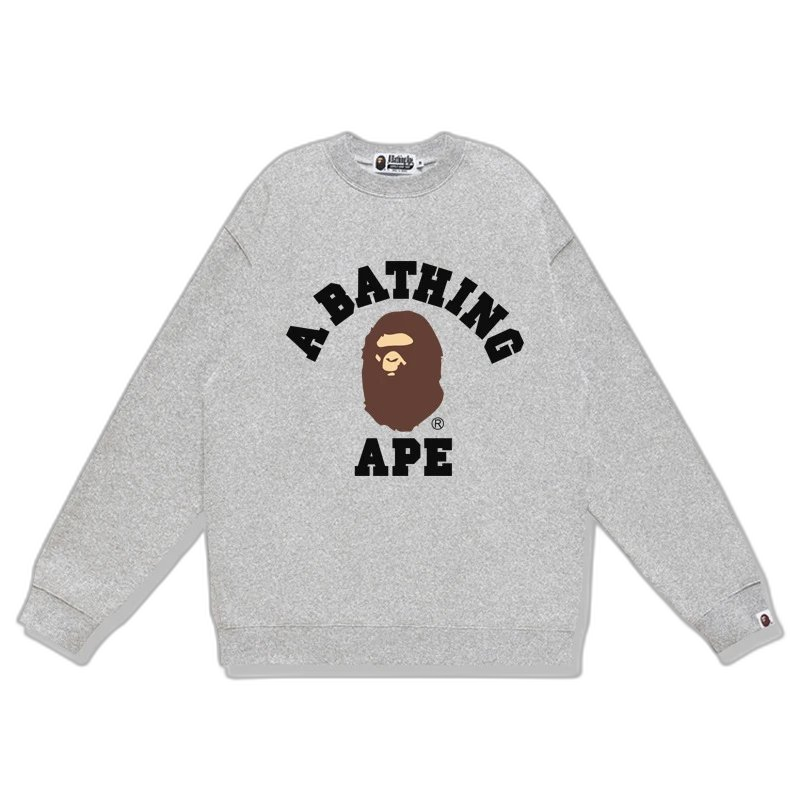 A Bathing Ape (BAPE) Ape Head & Logo Crewneck Sweatshirt Collection