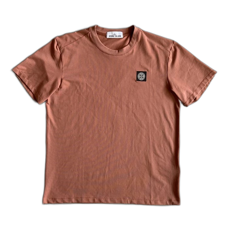 Stone Island Crew Neck T-Shirt with Compass Logo