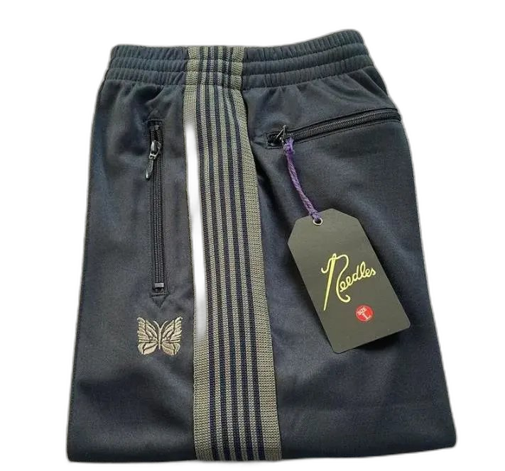 Needles Butterfly Embroidered Side Stripe Track Pants