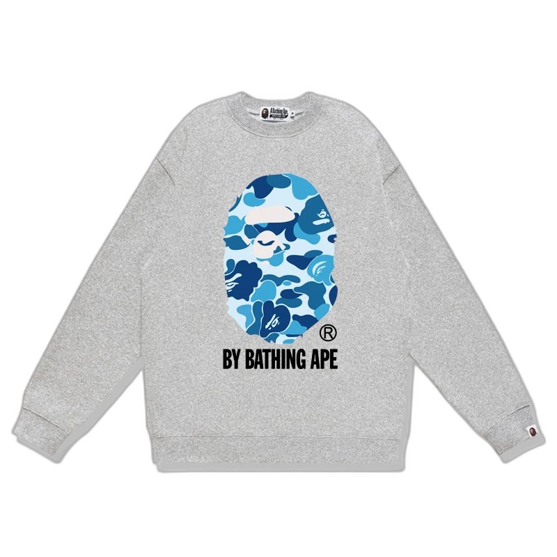 A Bathing Ape (BAPE) Ape Head & Logo Crewneck Sweatshirt Collection