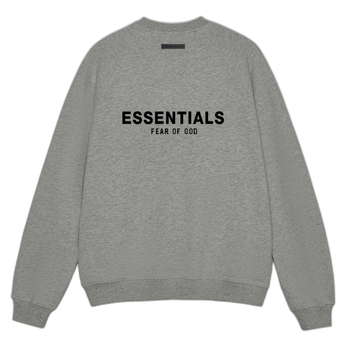 Fear of God Essentials Dark Crewneck Sweatshirt (Back View)