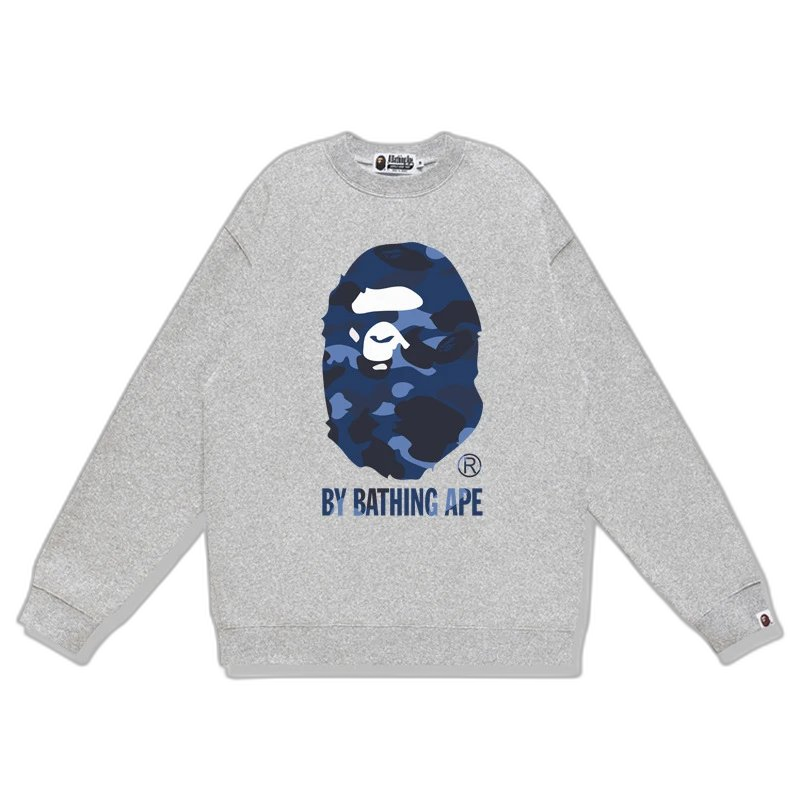 A Bathing Ape (BAPE) Ape Head & Logo Crewneck Sweatshirt Collection