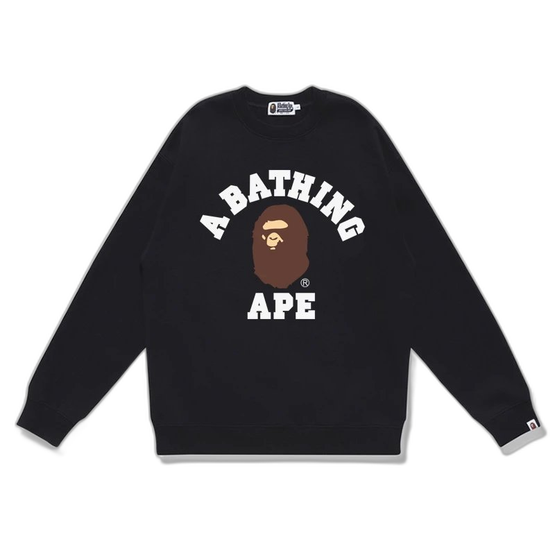 A Bathing Ape (BAPE) Ape Head & Logo Crewneck Sweatshirt Collection