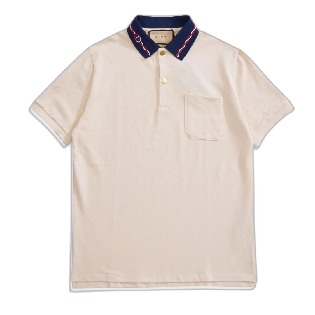 Gucci Character Embroidered Polo Shirt
