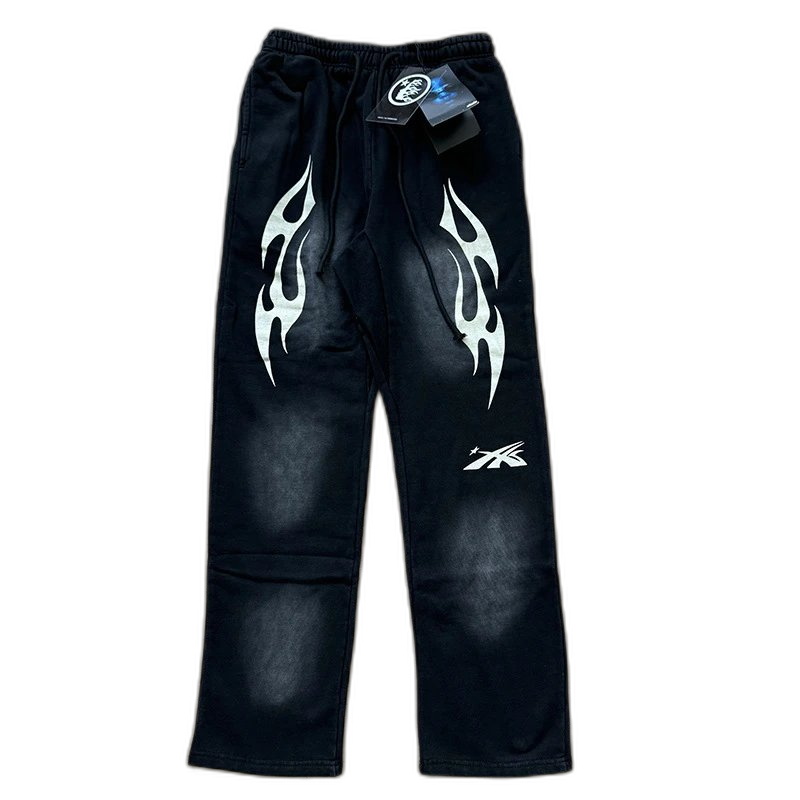 Hellstar Track Pants with "HELLSTAR" Text Logo