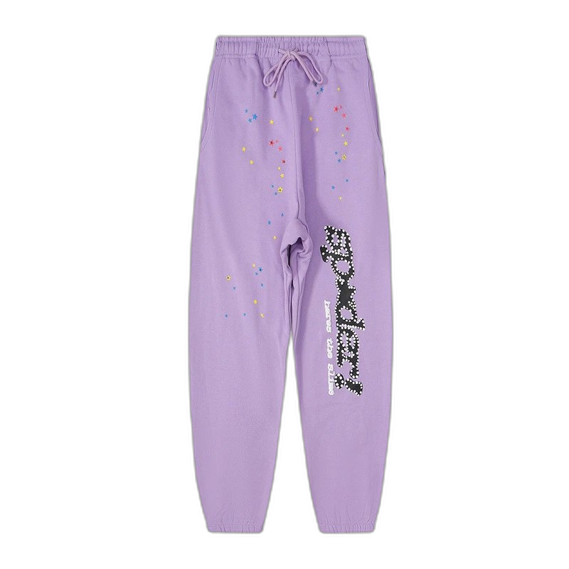 Sp5der Hoodie with Logo & Spiderweb Print